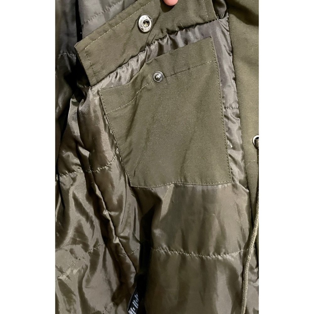 DRIFTWOOD Olive Bellina Floral Embroidered Coat, Size Medium - Picture 12 of 16
